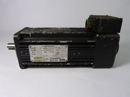 Compumotor Model 620 Brushless Motor 4.47kW 3700RPM 230V 13.1Nm 15A USED