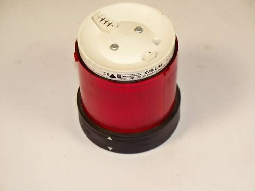 TELEMECANIQUE XVB-C34 Stack Light RED With Bulb USED