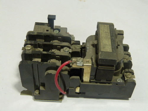 General Electric CR306C002LAA Starter 27A 3Pole 110/115-120VAC USED