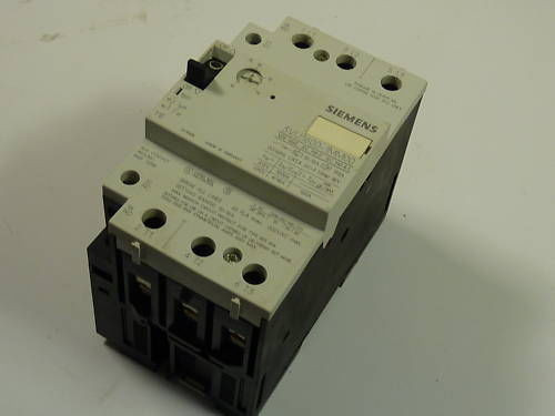 Siemens Starter Motor Protector 3Pole 3VU1600-1MM00 USED