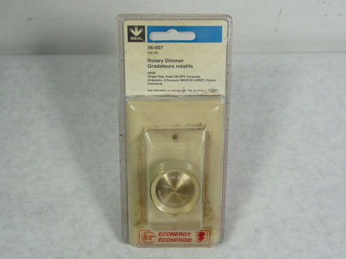 Ideal 56-007 Single Pole Rotary Dimmer 600W ! NEW !