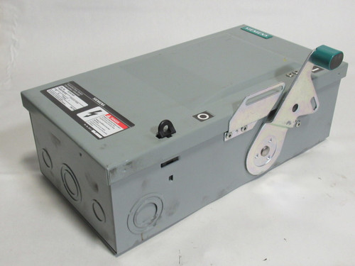 Siemens ID361NF Disconnect Switch 30A 600V 3-Pole SHELF WEAR NEW