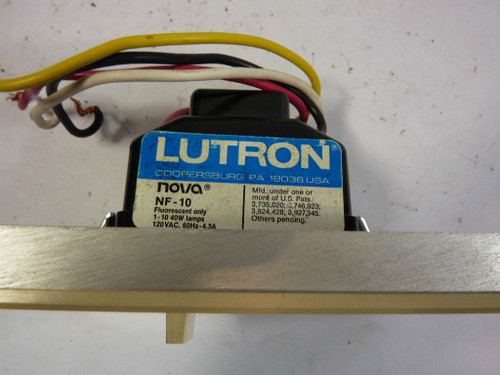 Lutron NF-10 Fluorescent Dimmer 1-10 40W 120V USED