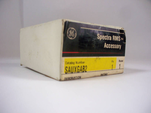 GE Auxiliary Switch 0.5 Amp/30 VDC SAUXGAB2 ! NEW !