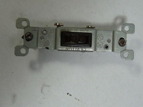 Leviton 703-1451 Toggle Switch 15AMP 120VAC Brown USED
