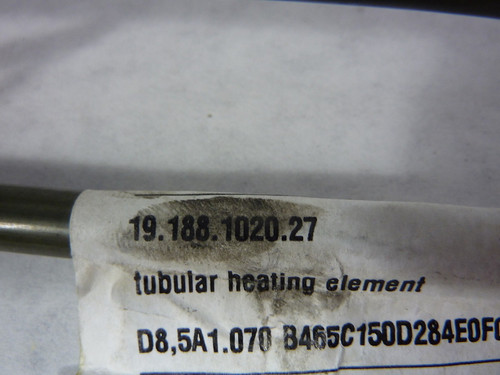 Multivac 19.188.1020.27 Tubular Heating Element USED