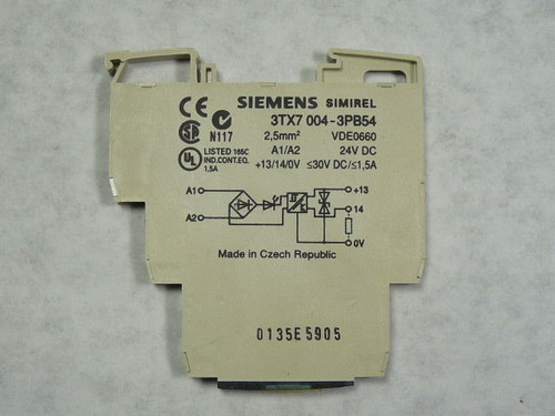 Siemens 3TX7004-3PB54 Output Interface 1.5A 1NO 24VDC USED