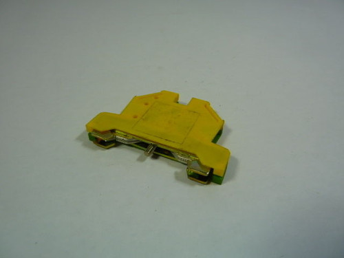 Morsettitalia EURO 4/35 Terminal Block Yellow/Green USED