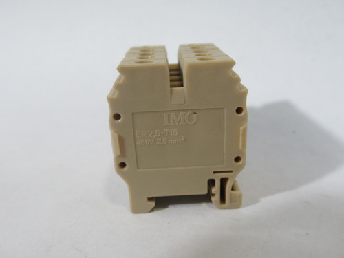 IMO ER2.5/T15 Miniature Terminal Block Lot of 20 BEIGE USED