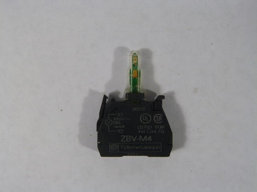 Telemecanique ZBV-M4 Contact Block with Light Module USED