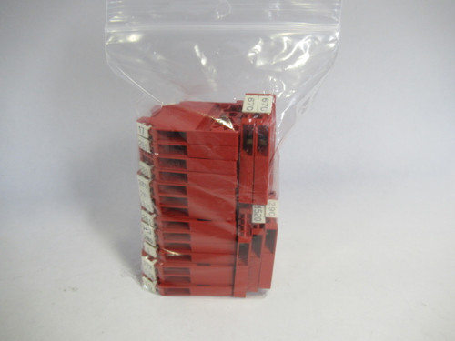 Wieland WK4/U Red Terminal Block 800V 20-10AWG Lot of 20 USED