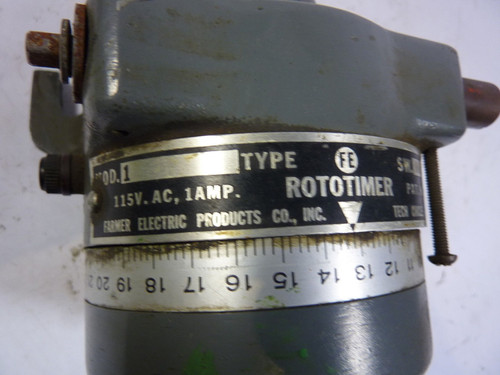 FE Type-1 Rototimer 115V 1 Amp USED