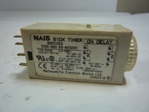 Nais ADX111E4 Timer 7 Amp 125V USED