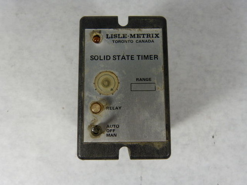 Lisle-Metrix Solid State Timer 120V 60Hz USED