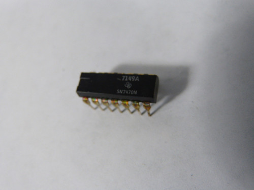 Texas Instruments SN7470N Plastic Dipped 14 Pin Integrated Circuit USED