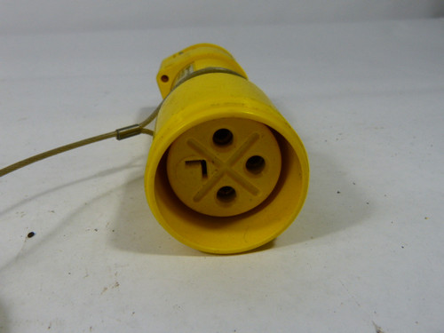 Russel Stoll 9C34U5 Connector 30 Amp 600 Volts USED