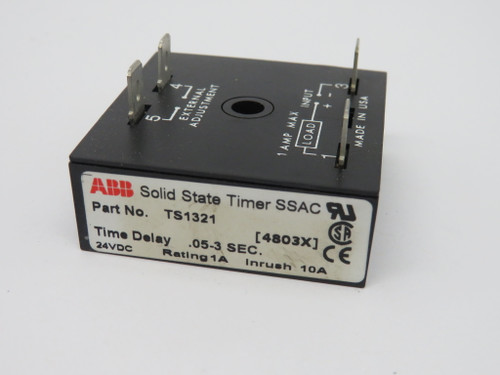 ABB TS1321 Time Delay Relay .05-3Sec 24VDC ! NEW !