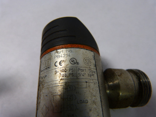 Ifm Efector PB4214 Pressure Switch USED
