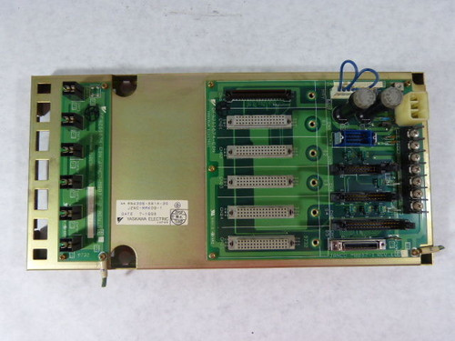 Yaskawa JZNC-MRK09-1 with JANCD-MB02-2 & JANCD-MBB02-1 PC Board Backplane Rack USED