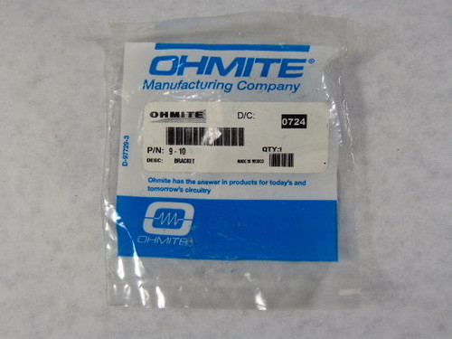 Ohmite 9-10 Resistor Brackets ! NEW !