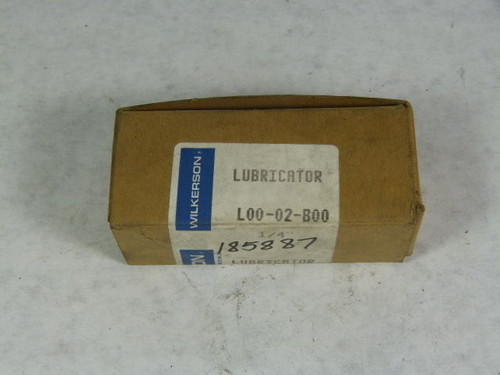 Wilkerson L00-02-B00 Pneumatic Lubricator Air Compressor 1/4" Nib USED