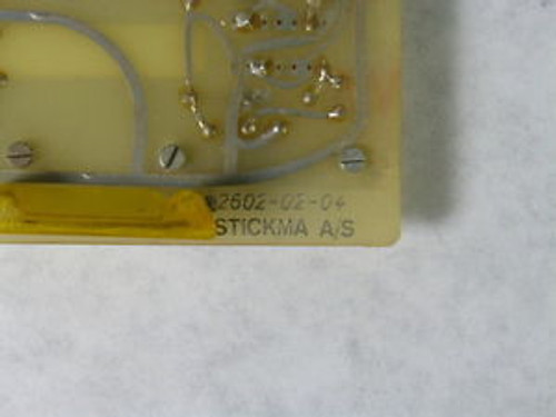 Stickma 2602-02-04 Memory Board USED