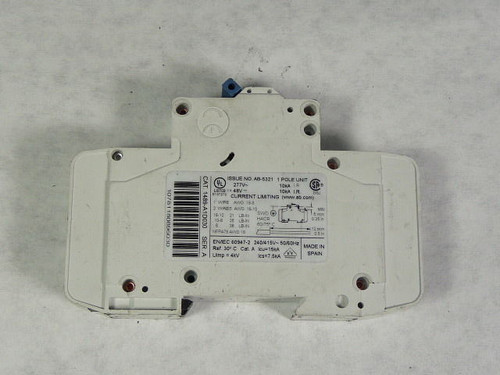 Allen-Bradley 1489-A1D030 Miniature Circuit Breaker 1-Pole 3A 277VAC USED