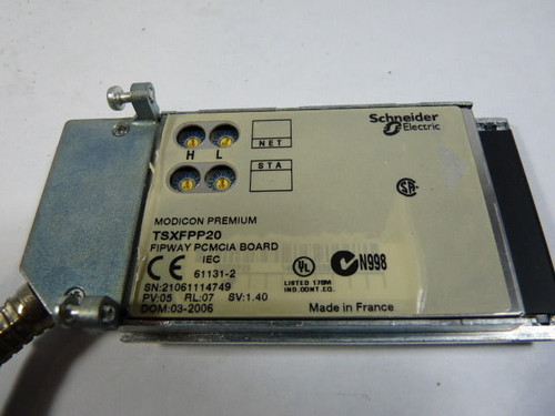 Schneider TSXFPP20 Communication Fipway PCMCIA USED