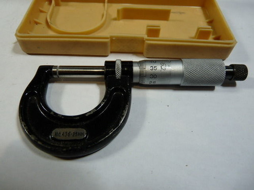 Starrett 436-25MM Micrometer 0-25mm USED