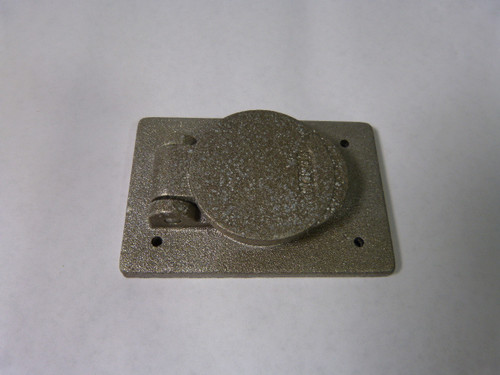 Appleton FS10G Weatherproof Receptacle Cover Cast Aluminum ! NEW NO PKG !