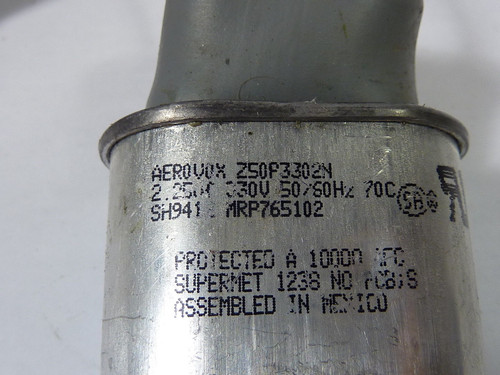 Aerovox Z50P3302N Capacitor 330V 50/60Hz USED