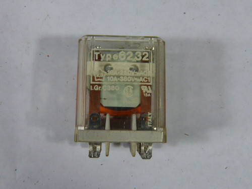 Finder 62.32.8.110.0000 Relay Coil 10A 380Vac USED