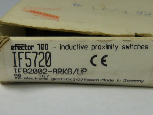 IFM Efector IF5720 IFB2002-ARKG/UP Inductive Proximity Sensor ! NEW !