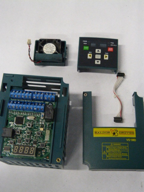 Baldor VS1MD22 AC Drive 220-240VAC  2HP 3PH ! AS IS !