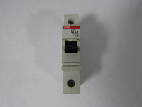 ABB S271-KS5 Circuit Breaker 5Amp 1Pole 277/480VAC USED