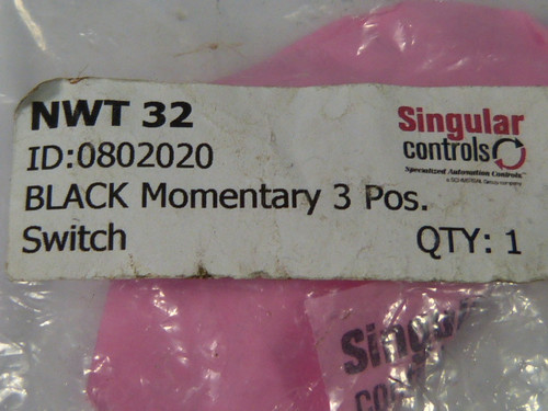 Singular Control NWT32 Momentary 3Pos Selector Switch ! NEW !