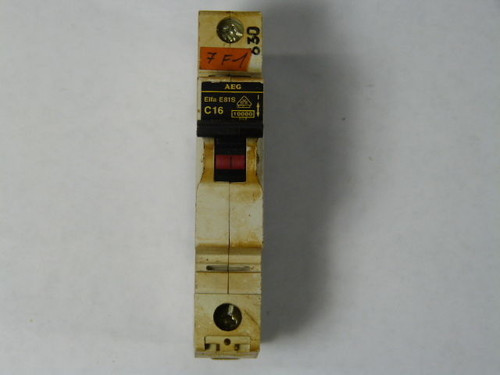 AEG E81S-C16 ME81S-C16 Miniature Circuit Breaker 16A 1-Pole 230/400VAC USED