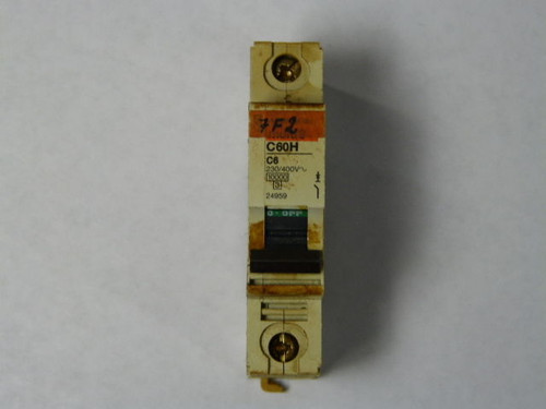 Merlin Gerin 24959 Mini Circuit Breaker 1-Pole 6A 230/400V USED