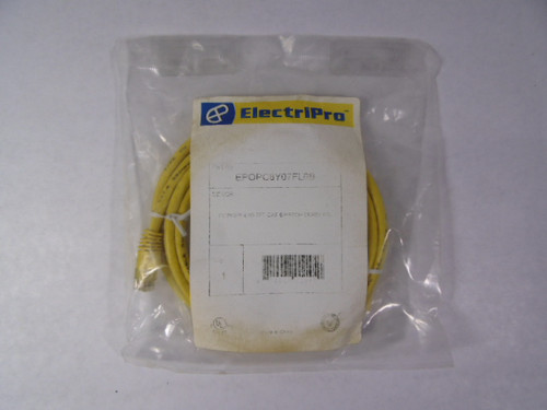 ElectriPro EPOPC8Y07FL6B Cat 6 Patch Cord 7ft SHELF WEAR NWB