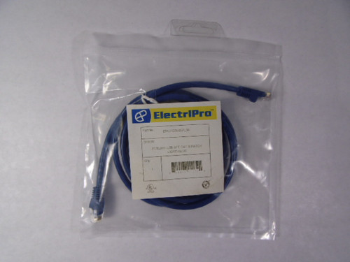 ElectriPro EPOPC8L05FL6B Cat 6 Patch Cord 5ft NWB