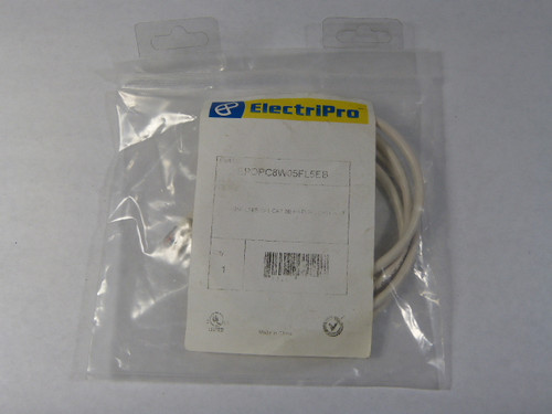 ElectriPro EPOPC8W05FL5EB Cat 5e Patch Cord 5ft NWB