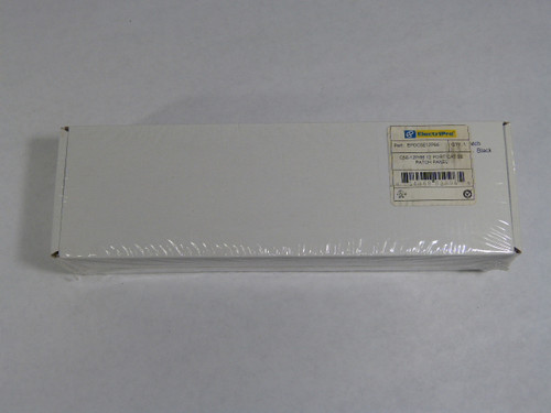ElectriPro EPOC5E12P66 Cat 5e Patch Panel 12 Port Sealed Box SHELF WEAR NEW