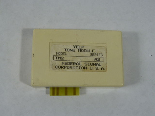 Federal Signal TM2 "YELP" Tone Module Series A2 USED