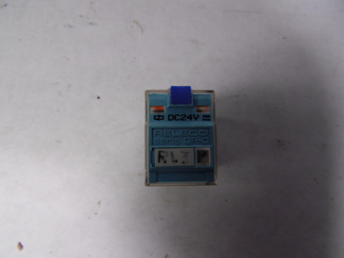 Releco C9-A41/DC24V Relay 14PIN 5AMP 4POLE COIL 24VDC USED