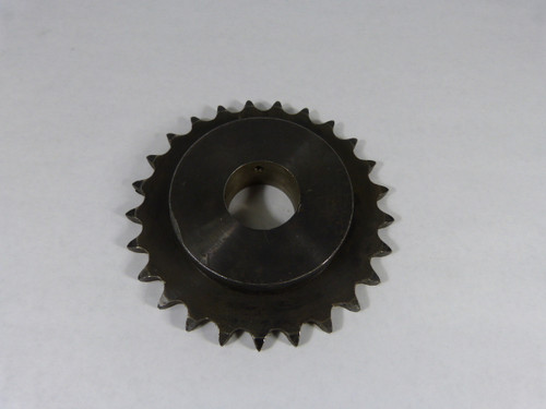 Tsubaki 60B25 Roller Chain Sprocket 1-3/5" Bore USED