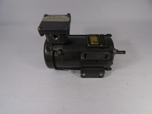 Baldor .5HP 1725RPM 115/208-230V 56 TEFC 1Ph 7.4A 60Hz USED