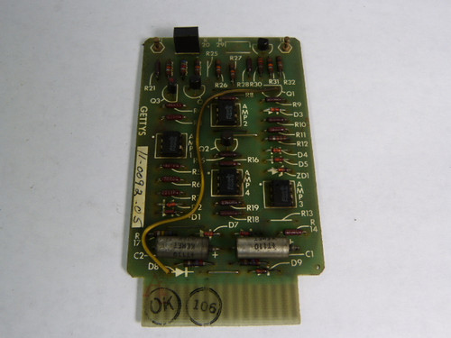 Gettys 11-0092-05 Current Limit Board USED