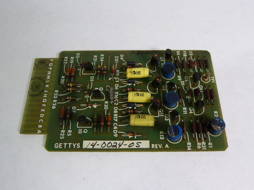 Gettys 14-0024-05 Rev. A Circuit Board Module USED