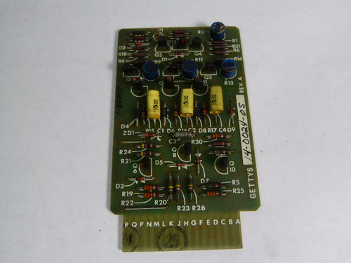 Gettys 14-0024-05 Rev. A Circuit Board Module USED