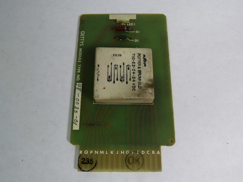 Gettys 48-0030-01 PC Relay Module Board USED